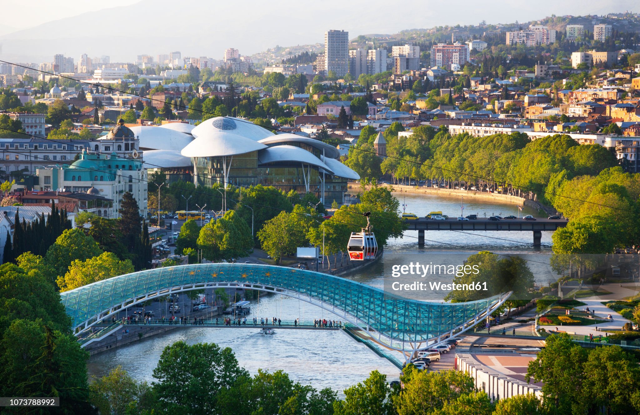 A scenic view of Tbilisi, Georgia